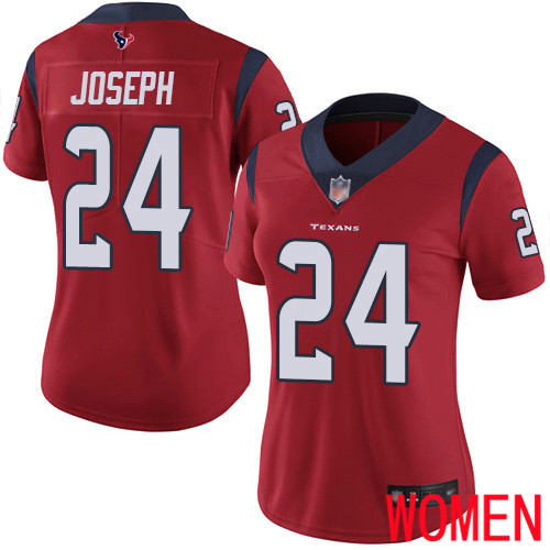 Houston Texans Limited Red Women Johnathan Joseph Alternate Jersey NFL Football 24 Vapor Untouchable